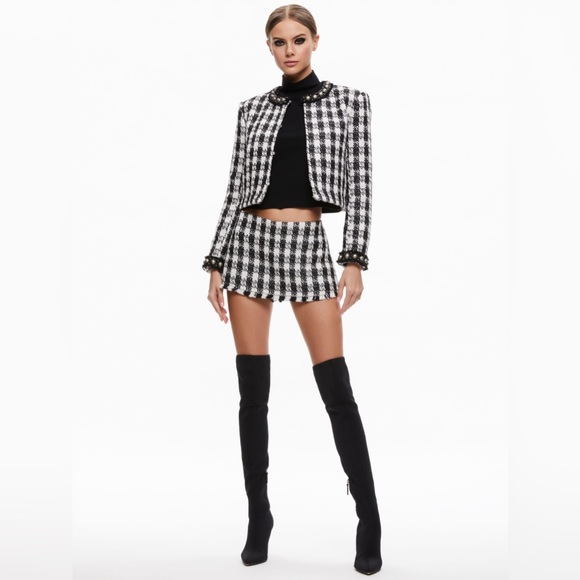 Alice + Olivia Dresses & Skirts - Alice & Olivia MACE TWEED MINI SKORT‎ 6